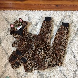 Cheetah Pajama Jumpsuit